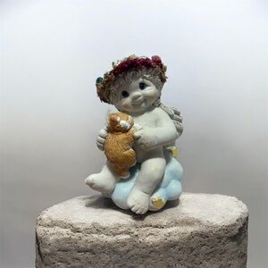 Dreamsicles Signed Figurine 11934 Snuggle Time 2001 Rare No Box